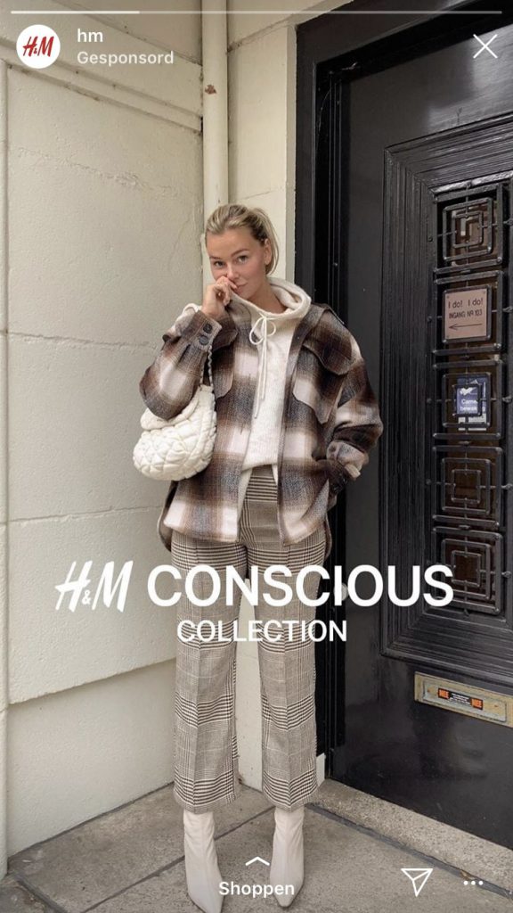 instagramstories inspiratie H&M